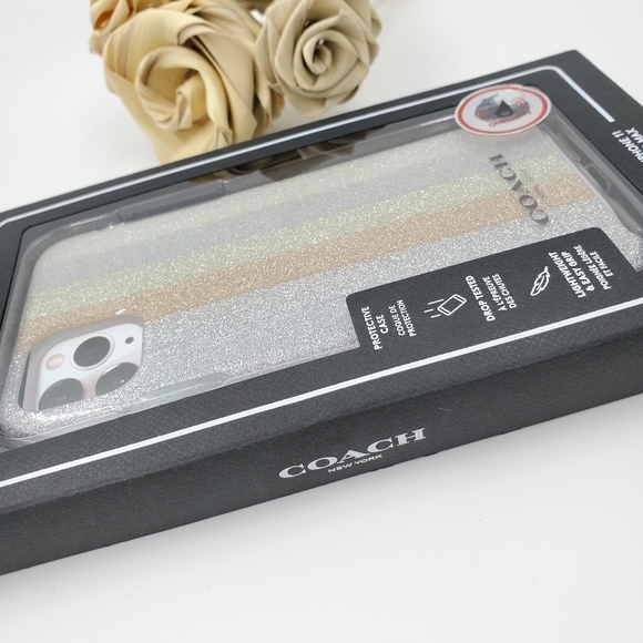 Coach Protective Glitter Case - Picture 2 of 4